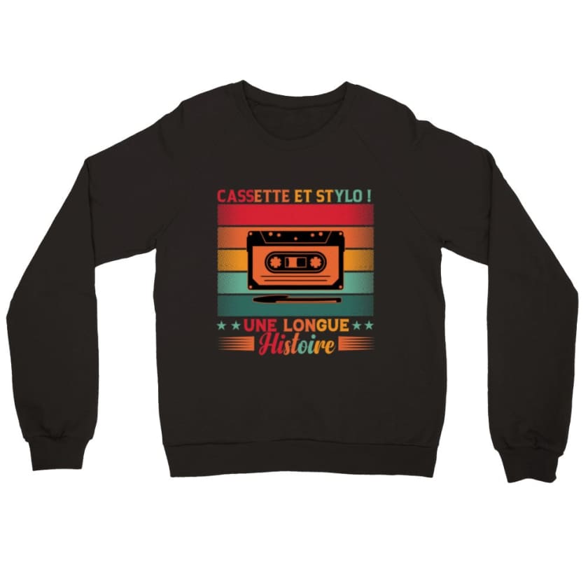 Sweatshirt Cassette et stylo - Print Material