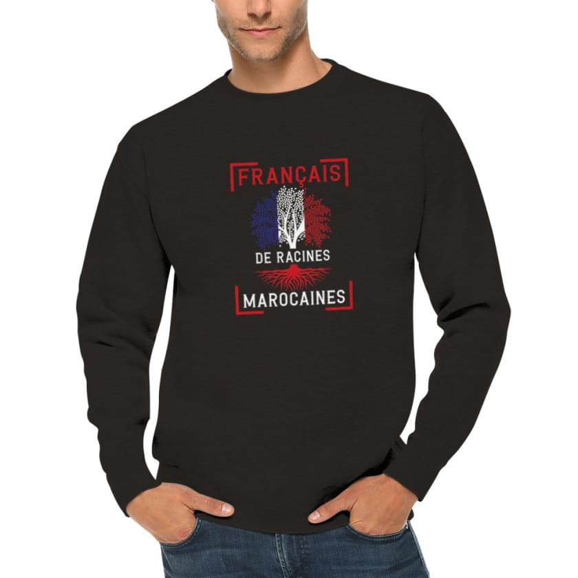 Sweatshirt Français de racines Marocaines - Print Material