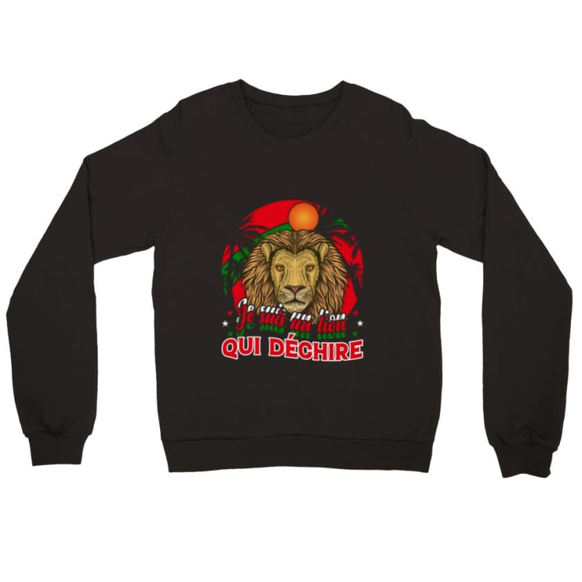 Sweatshirt je suis un lion qui déchire - Print Material