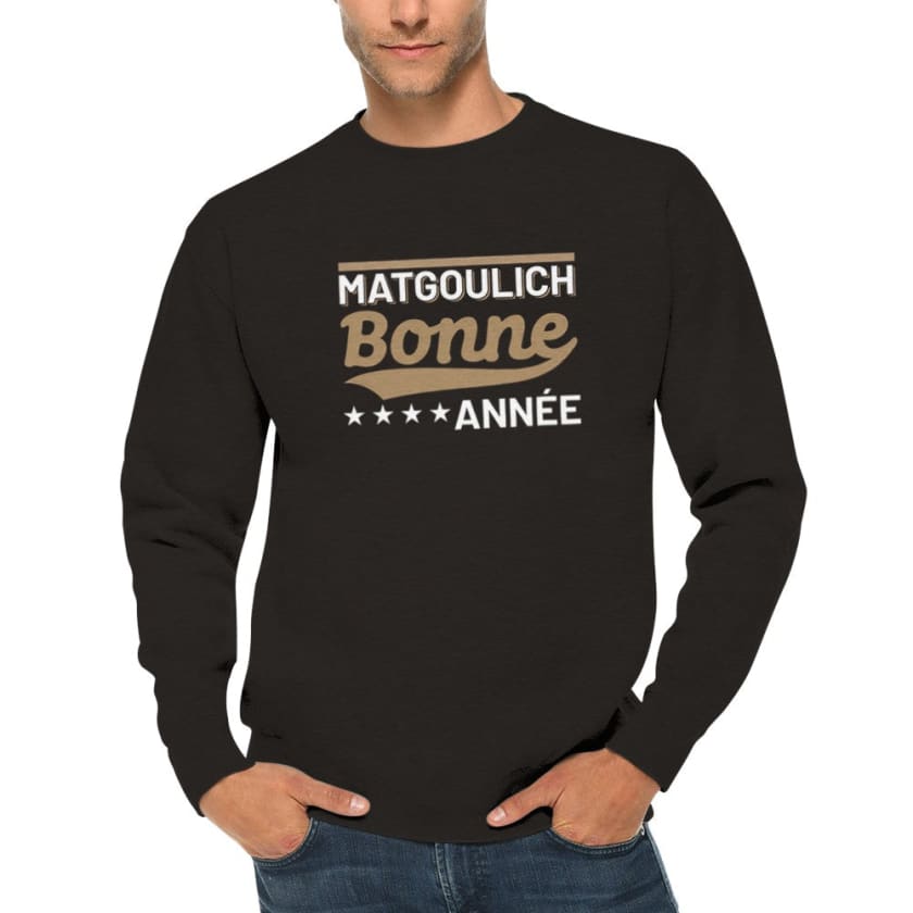 Sweatshirt Matgoulich bonne Année - Print Material