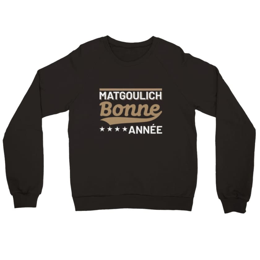 Sweatshirt Matgoulich bonne Année - Print Material