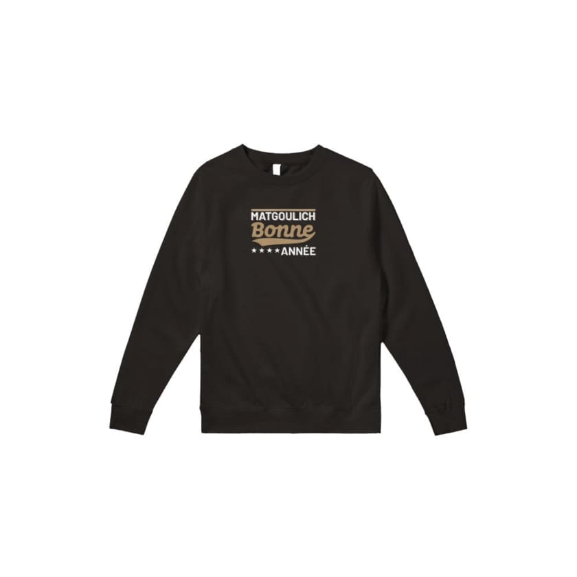 Sweatshirt Matgoulich bonne Année - Print Material
