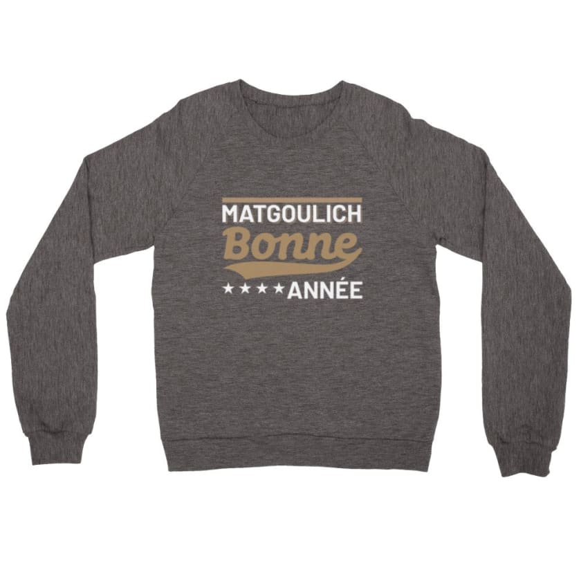 Sweatshirt Matgoulich bonne Année - Charcoal Heather / S - 