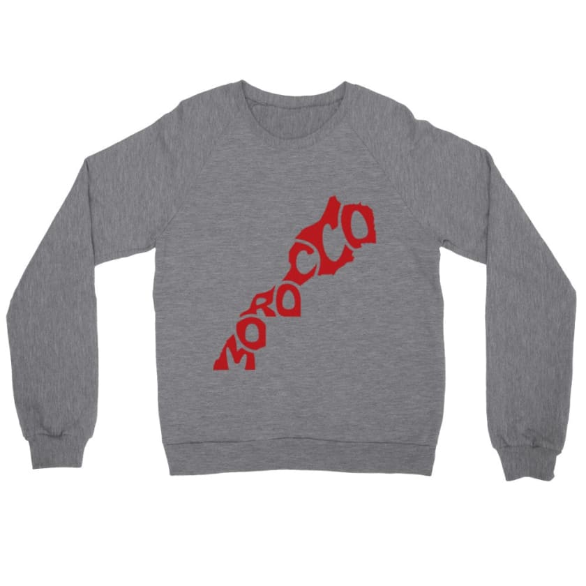 Sweatshirt Morocco - Heather Gray / S - Print Material