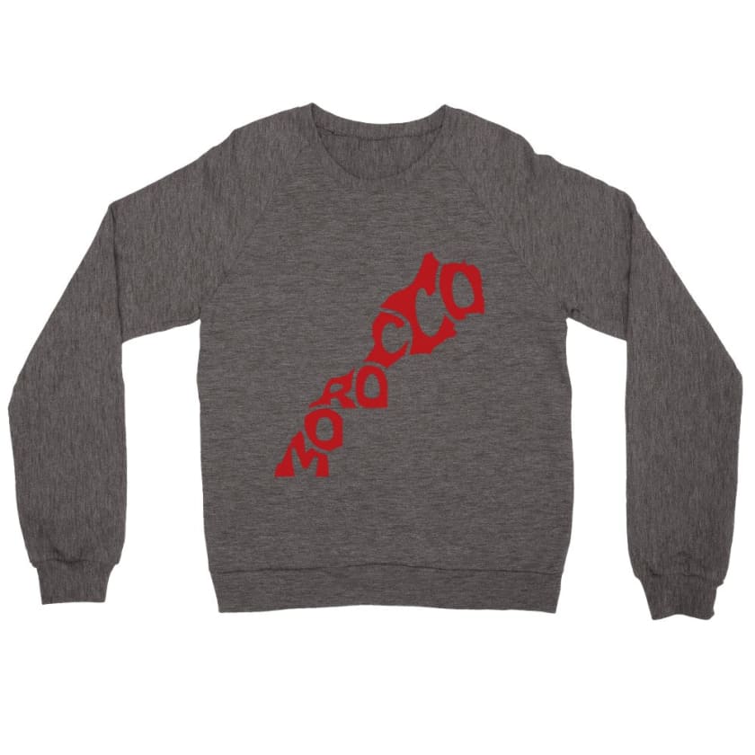 Sweatshirt Morocco - Charcoal Heather / S - Print Material