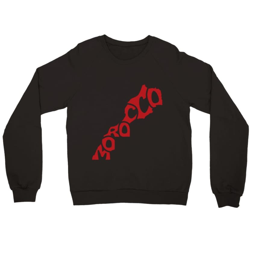 Sweatshirt Morocco - Black / S - Print Material