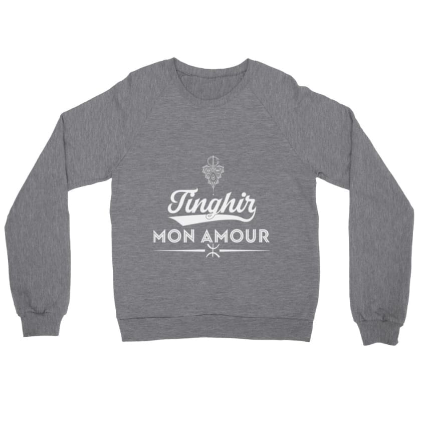 Sweatshirt Tinghir mon amour - Heather Gray / S - Print 