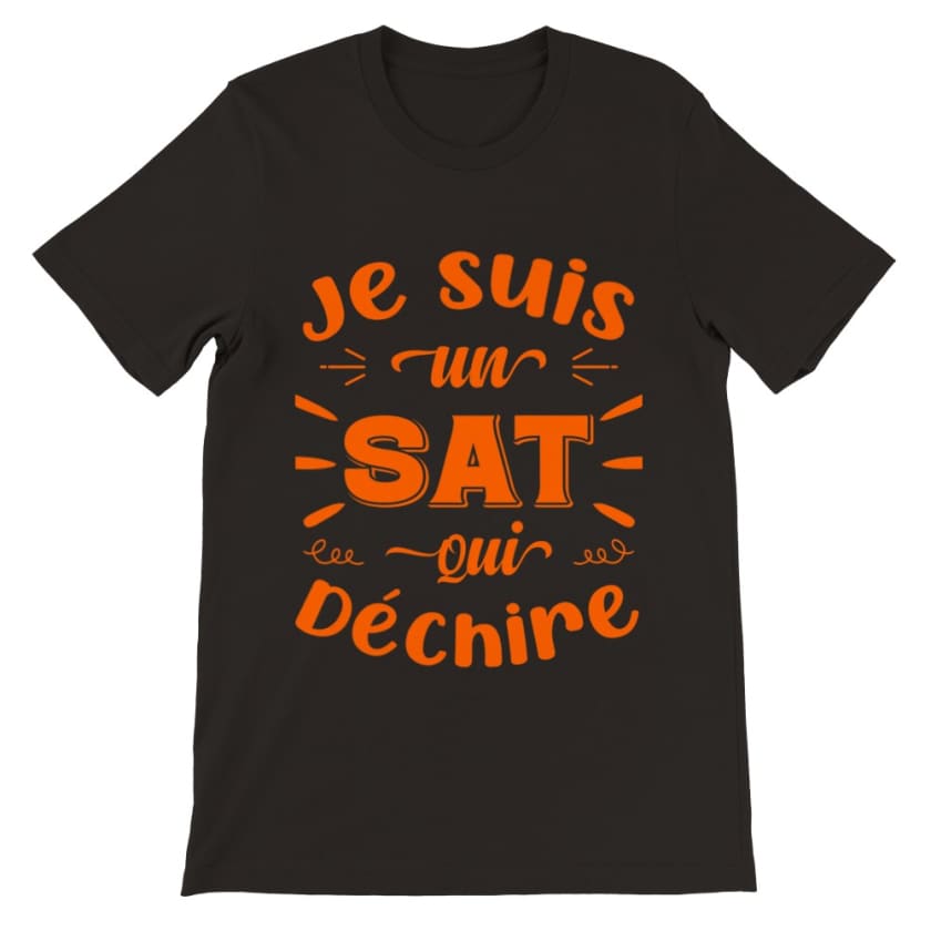 T shirrt maroc je suis un sat qui déchire - Print Material