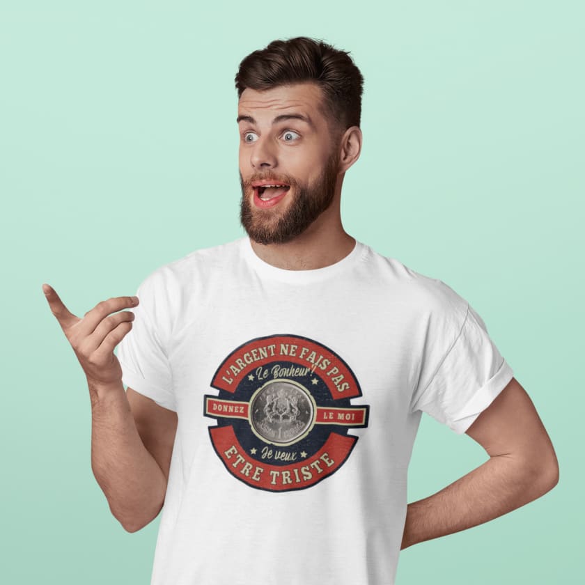 T-shirt Argent Dirham Marocain | Gelato