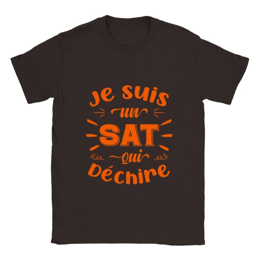 T-shirt Beau Gosse Maroc - Chocolat-noir / S - Print 