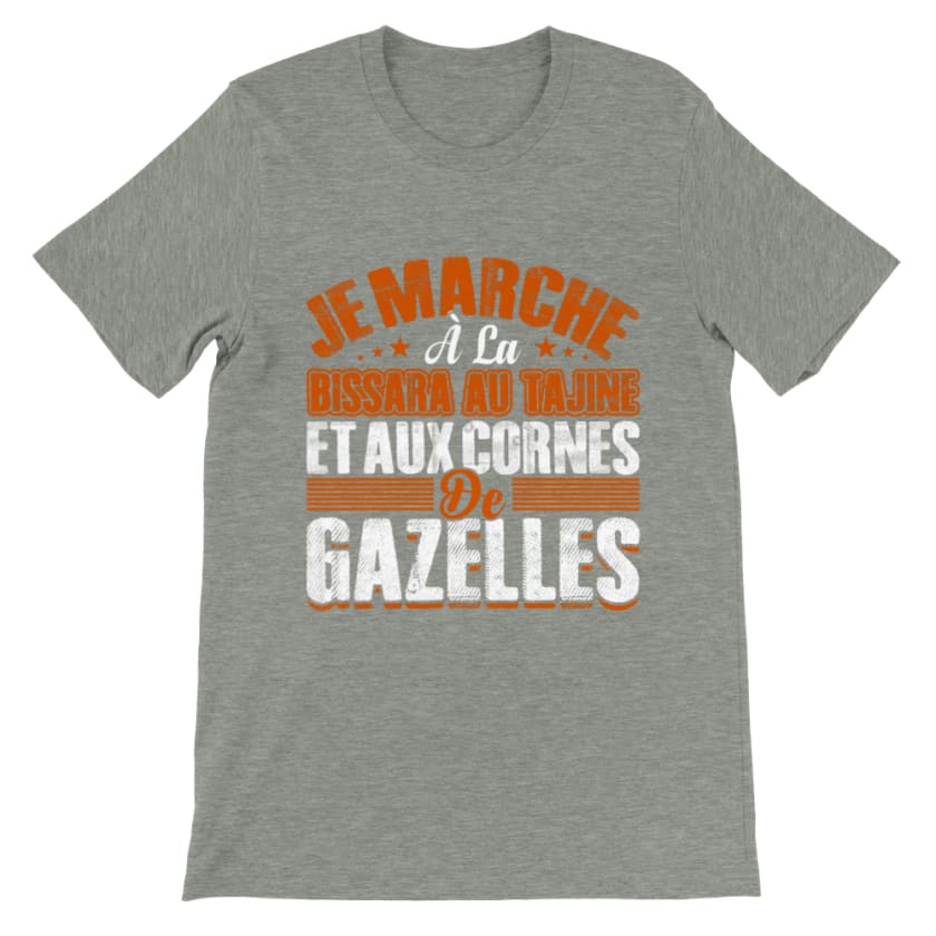 T-shirt Bissara - Athlétique-chiné / S - Print Material