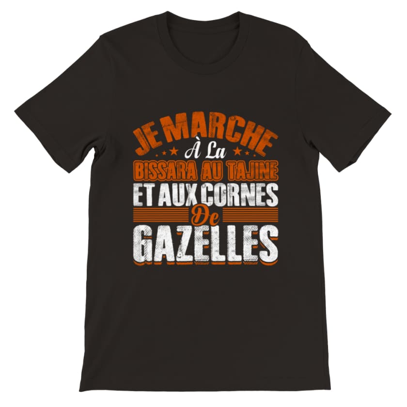 T-shirt Bissara - Noir / S - Print Material