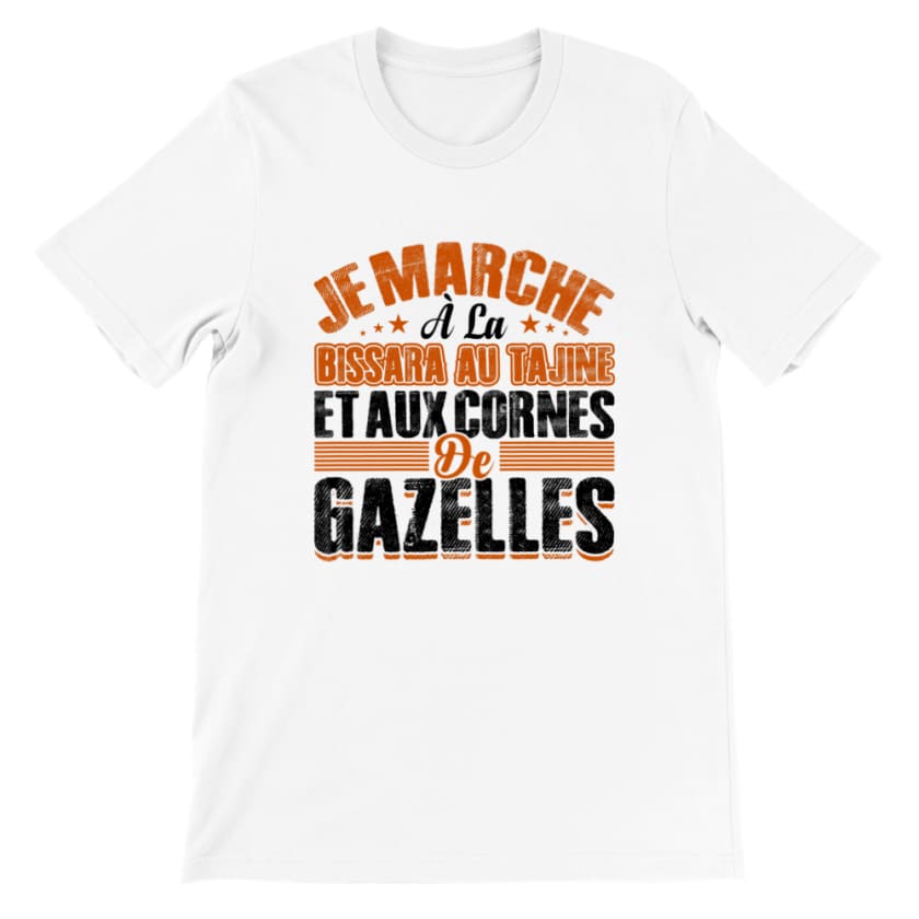 T-shirt Bissara - Blanc / S - Print Material