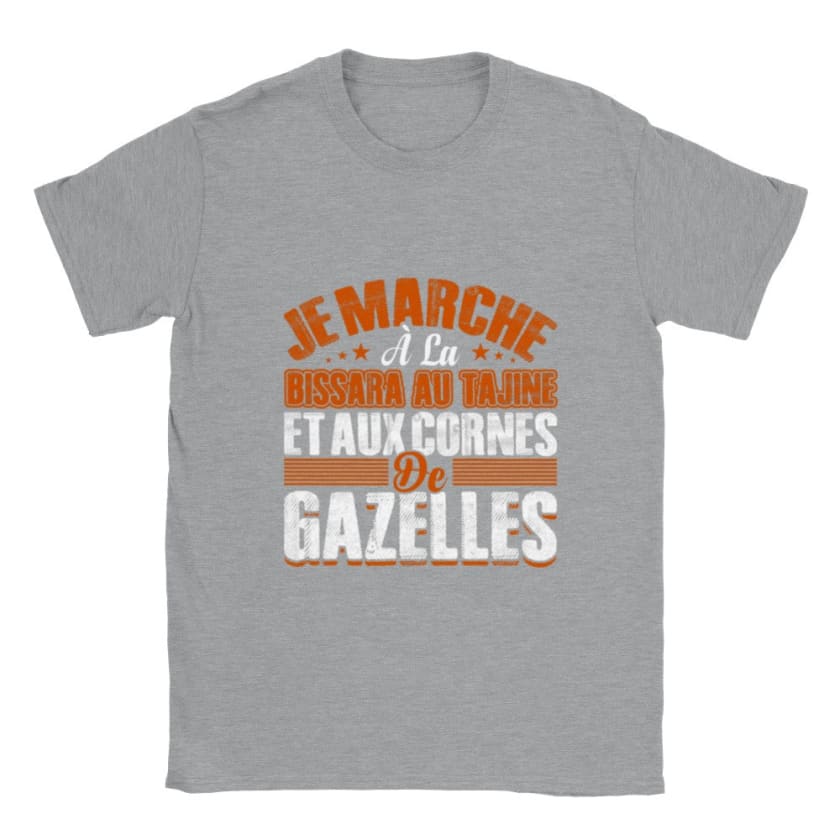 T-shirt bissara Maroc - Gris sports / S - Print Material