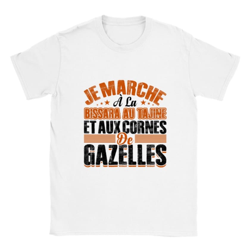 T-shirt bissara Maroc - Blanc / S - Print Material