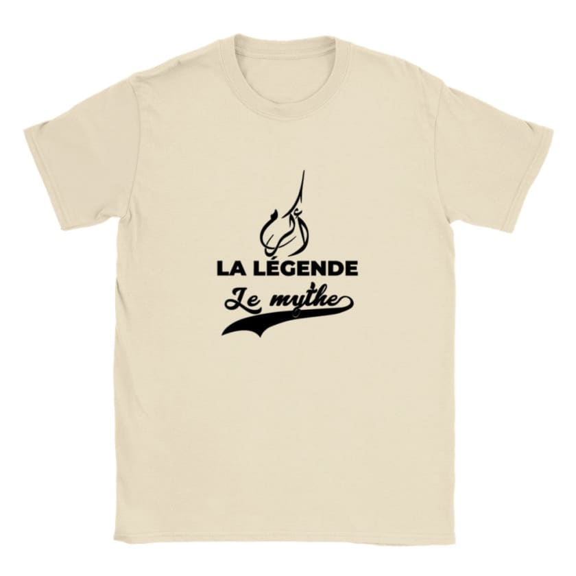 T-shirt calligraphie arabe Prénom Akram أكرم - Naturel / S -