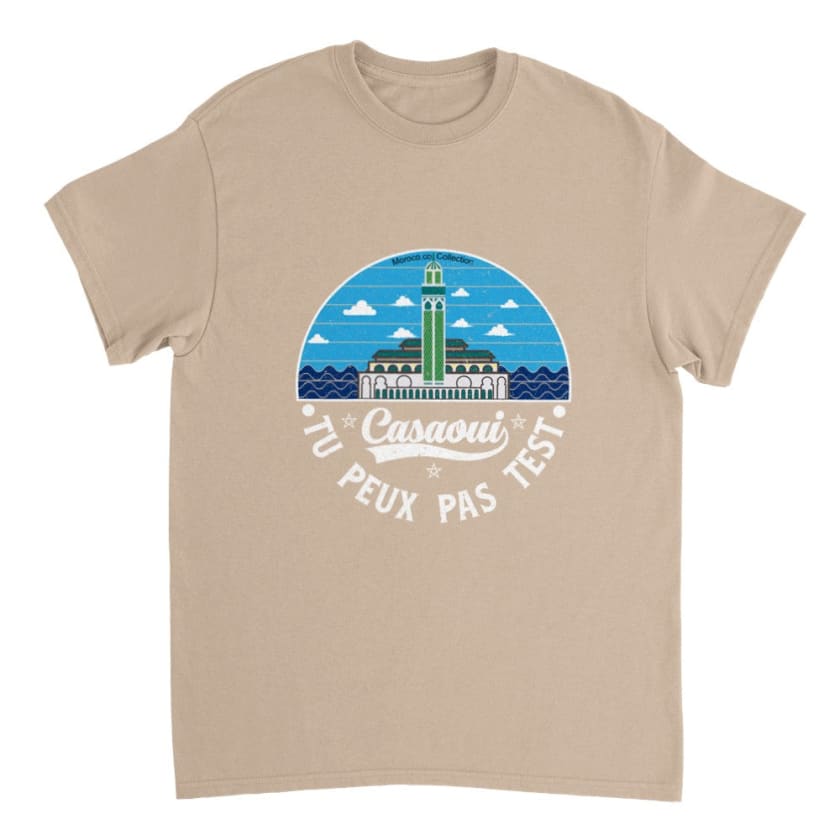 T-shirt Casablanca Maroc la grande mosquée Hassan 2 | Gelato