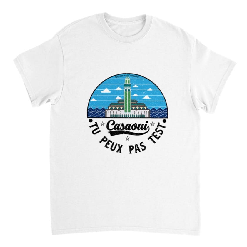 T-shirt Casablanca Maroc la grande mosquée Hassan 2 | Gelato
