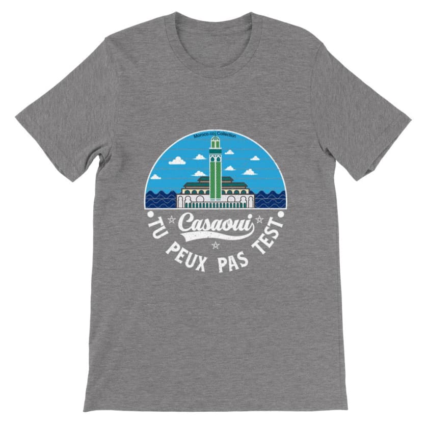 T-shirt Casaoui tu peux pas test Mosquée Hassan 2 Dar lbida