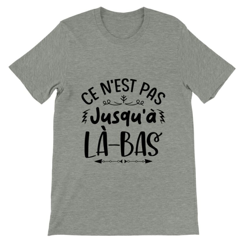 T-shirt ce n’est pas jusqu’à là-bas - Bruyère athlétique / S