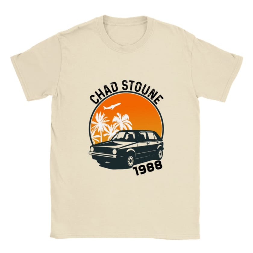 T-shirt Chad stoune Années 80 Maroc - Naturel / S - Print 