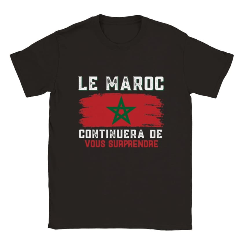 T-shirt Citation Hassan 2 Le Maroc continuera de vous
