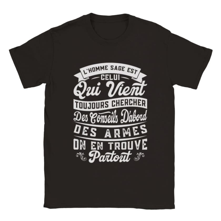 T-shirt Citation Hassan 2 L’homme sage est celui qui vient