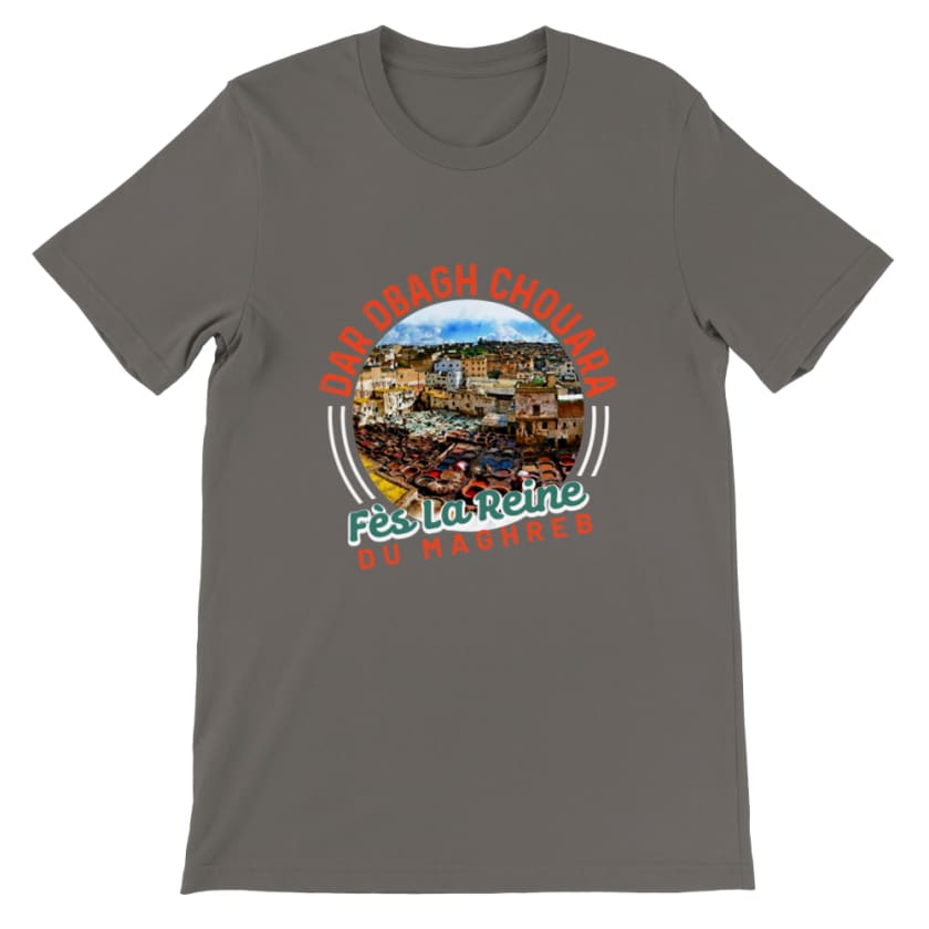 T-shirt Dar Dbagh Chouara Fès La reine du Maghreb - Asphalt 