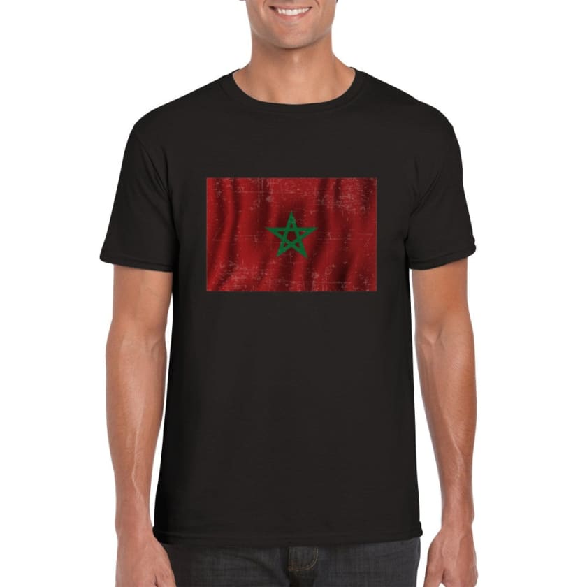 T-shirt drapeau Marocain vive le Maroc | Gelato