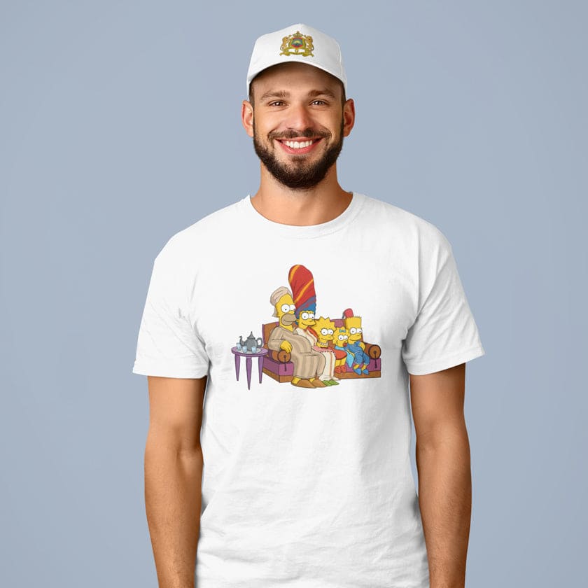 famille-simpson-MAROC-personalisation-tshirt