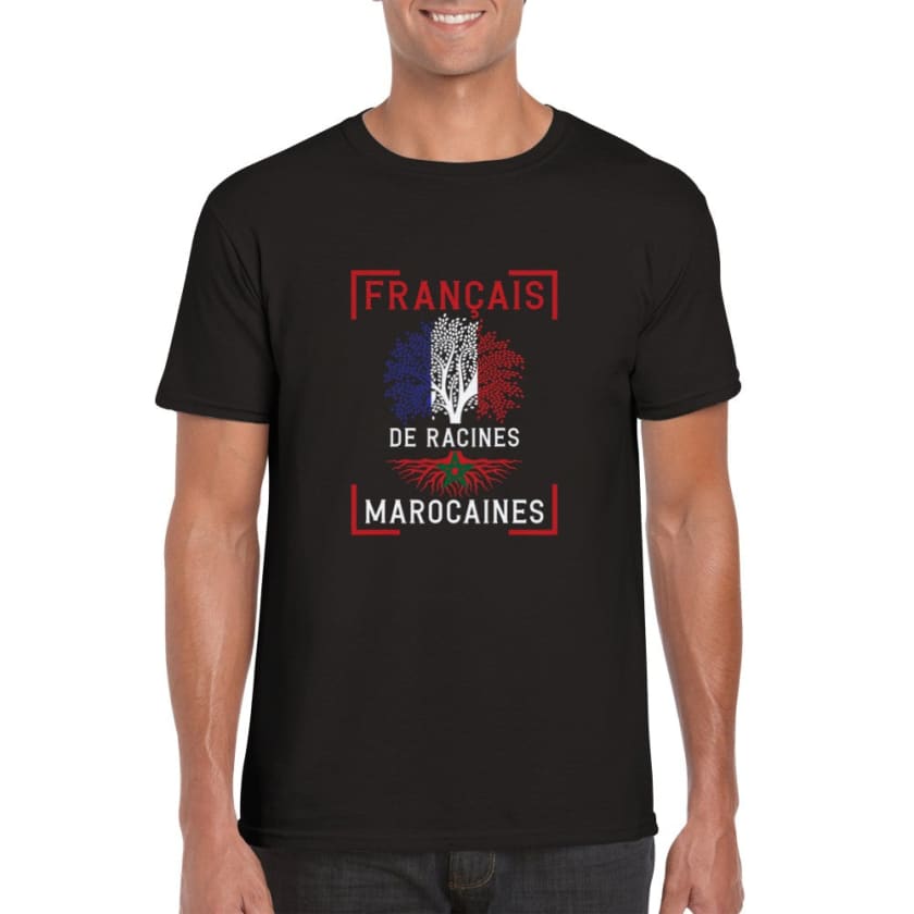 T-shirt Français de racines marocaines - Print Material
