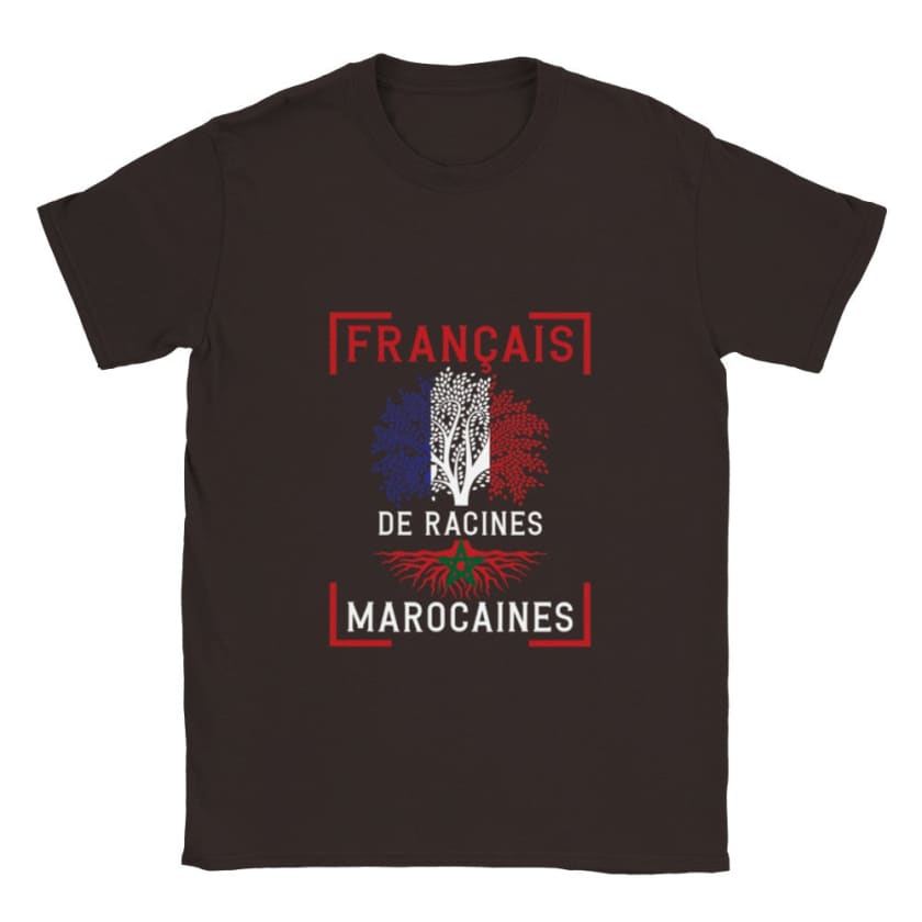 T-shirt Français de racines marocaines unisexe - 