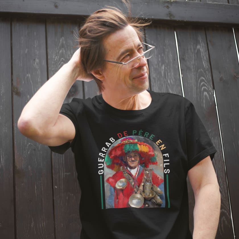 T-shirt Guerrab Vendeur d’eau Maroc - Print Material