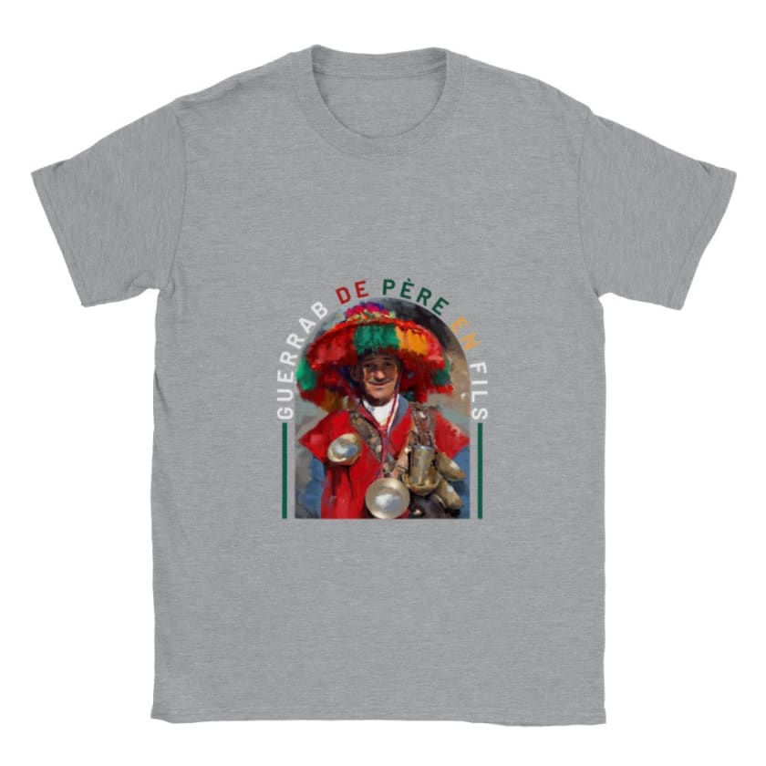 T-shirt Guerrab Vendeur d’eau Maroc - Gris sports / S - 