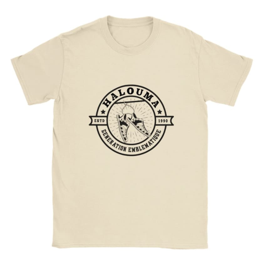 T-shirt halouma sandale - Naturel / S - Print Material