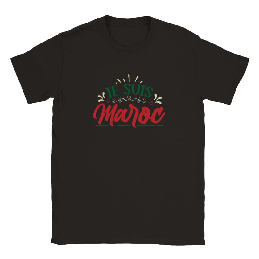 T-shirt Je suis Maroc unisexe | Gelato