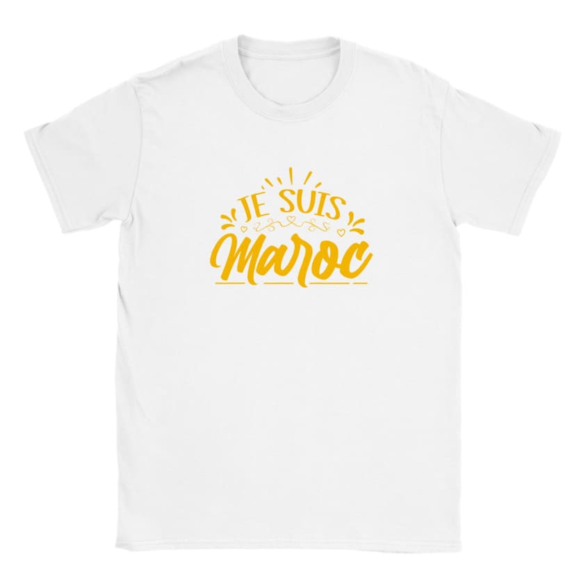 T-shirt Je suis Maroc unisexe | Gelato