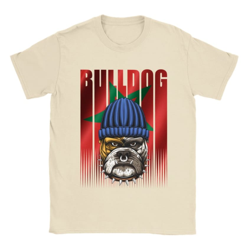 T-shirt Maroc chien Bulldog Marocain | Gelato