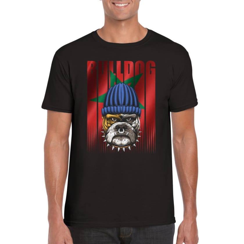 T-shirt Maroc chien Bulldog Marocain | Gelato