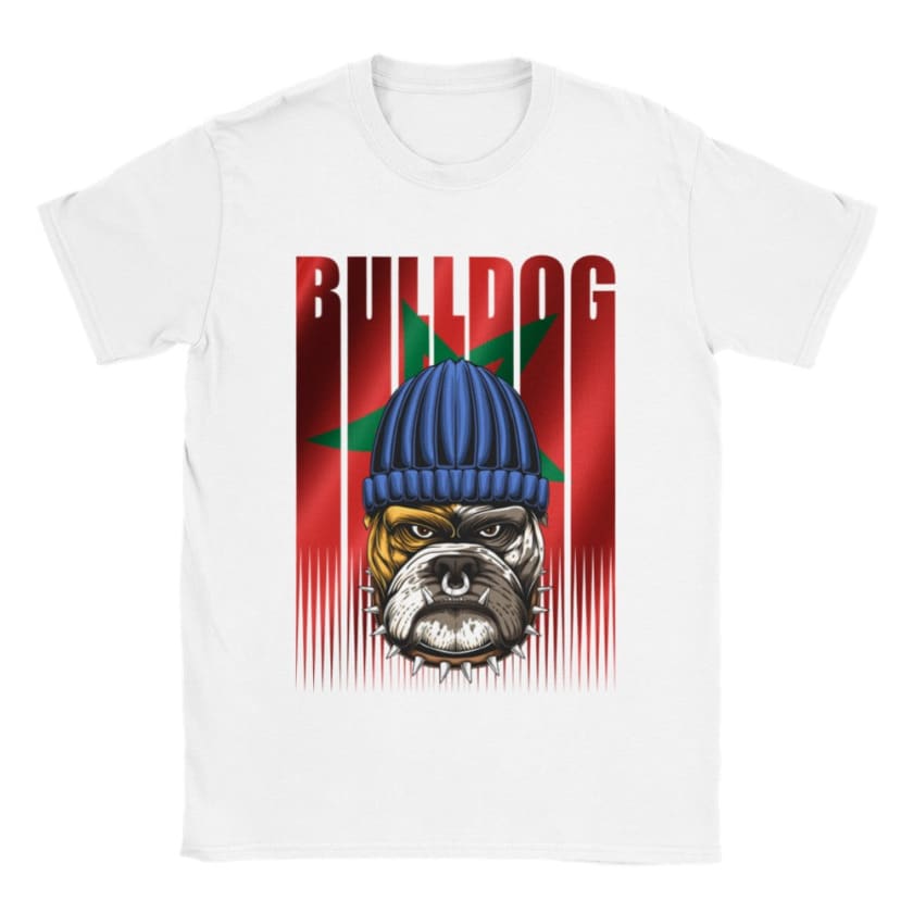 T-shirt Maroc chien Bulldog Marocain | Gelato