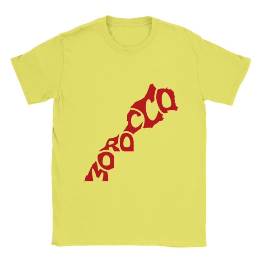 T-shirt Maroc design Géo - Soie de maïs / S - Print Material