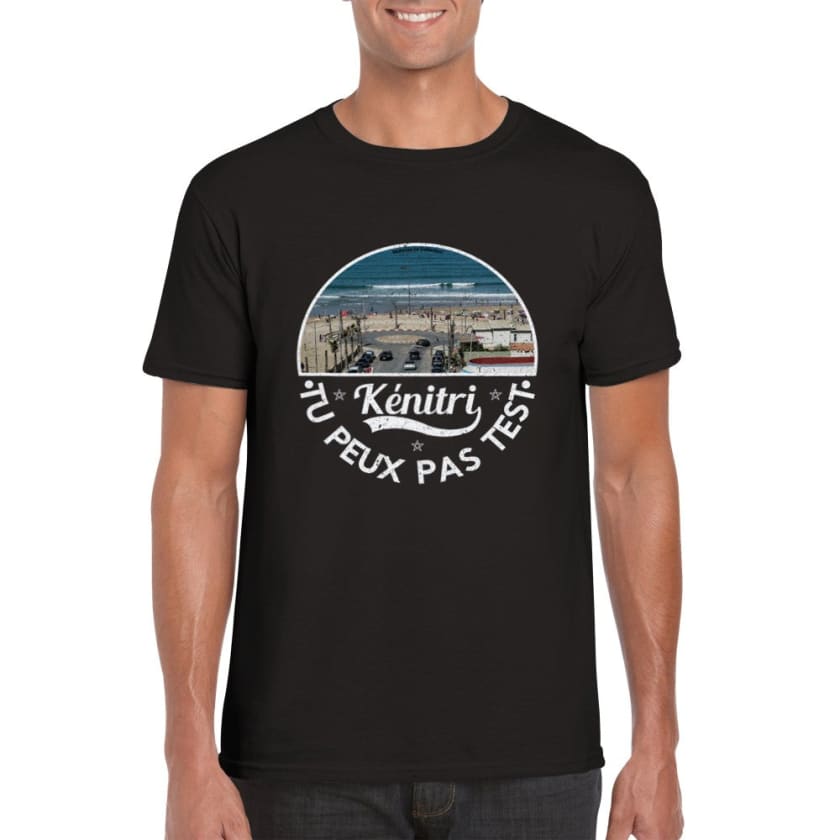T-shirt Maroc Kénitra plage Mehdia Kénitri tu peux pas test