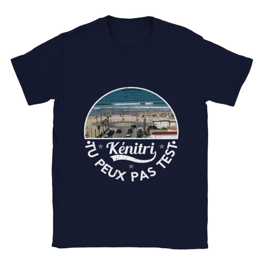 T-shirt Maroc Kénitra plage Mehdia Kénitri tu peux pas test
