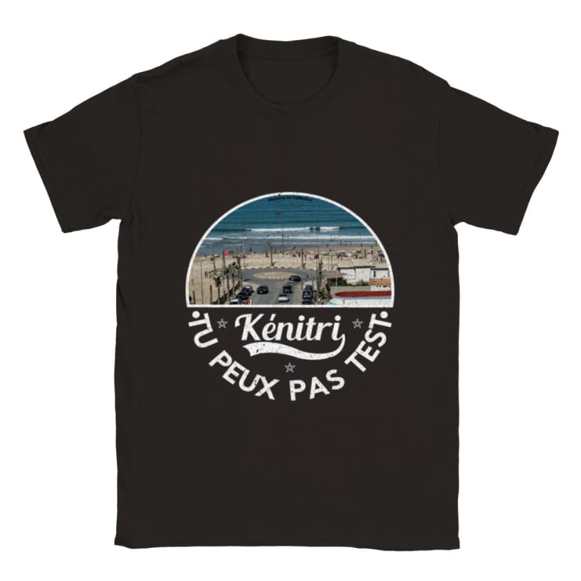 T-shirt Maroc Kénitra plage Mehdia Kénitri tu peux pas test