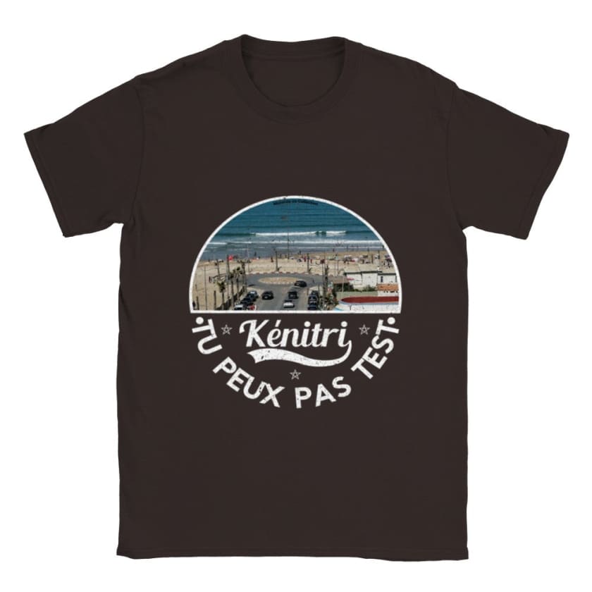 T-shirt Maroc Kénitra plage Mehdia Kénitri tu peux pas test