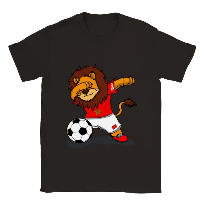 T-shirt Maroc lion dansant Maillot de football marocain |