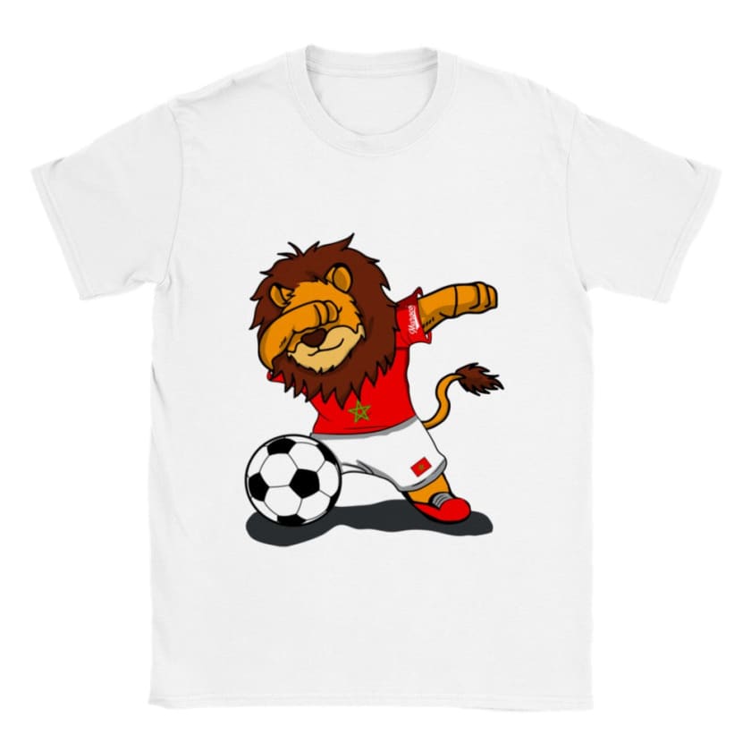 T-shirt Maroc lion dansant Maillot de football marocain |