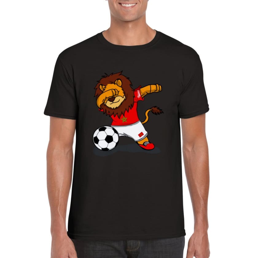 T-shirt Maroc lion dansant Maillot de football marocain |