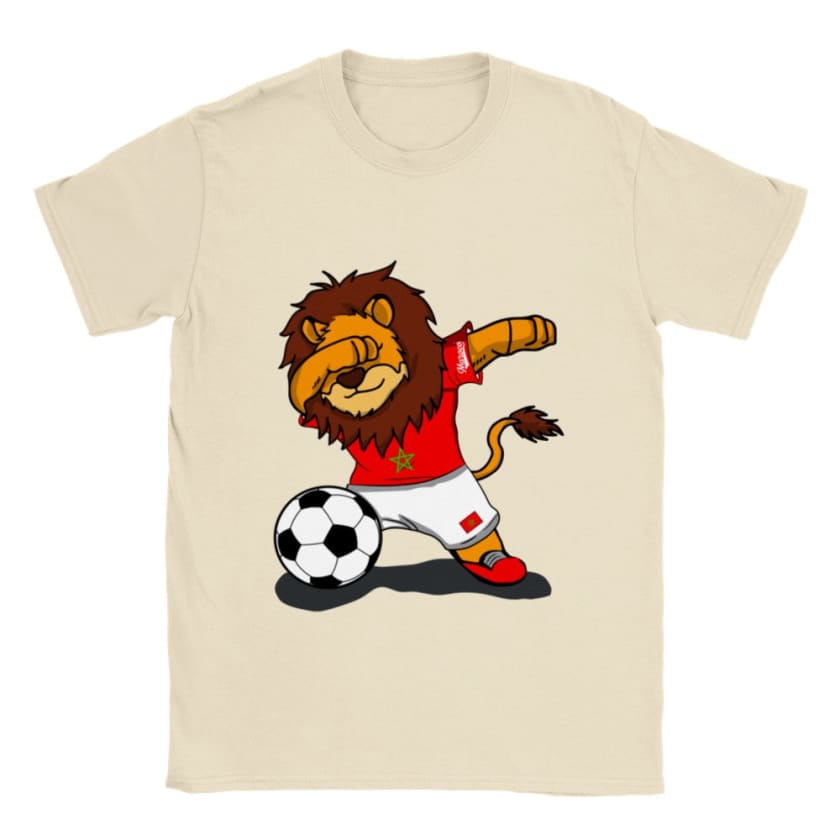 T-shirt Maroc lion dansant Maillot de football marocain |