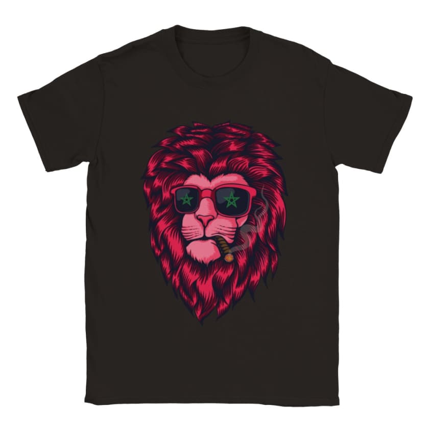 T-shirt Maroc Lion Marocain avec lunettes | Gelato